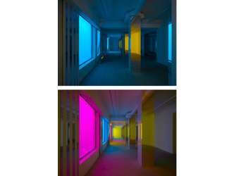 Daniel Buren and Philippe Parreno: a luminous dialogue in Paris