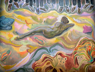 Michael Armitage in Madrid before Basel: beauty makes the social message even more powerful